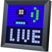 Resim Divoom Pixoo App Kontrollü Animasyonlu Gaming 16x16 Piksel LED Ekran Resim Çerçevesi 
