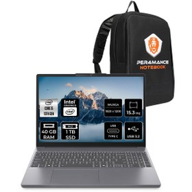 Resim LENOVO IdeaPad Slim 3 i5 13420H 40GB DDR5 1TB SSD 15.3'' IPS WUXGA FDOS Dizüstü & PER4 ÇANTA 