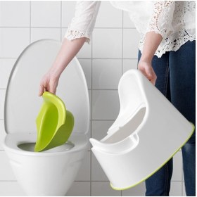 Resim IKEA Lockig Çıkarılabilir 2 Parçalı Pratik Lazımlık Oturak 36x27x28 cm 