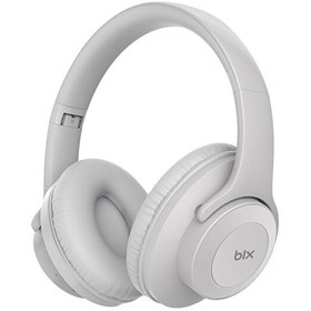 Resim Bix Soundcraft BH2 Katlanabilir Hoparlör Özellikli EQ Mod Kablosuz 5.3 Kulak Üstü Bluetooth Kulaklık Buz Gri 