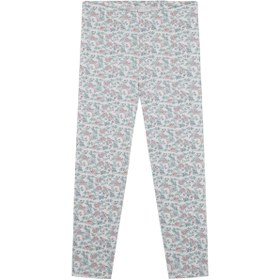 Resim Kır Çiçekleri Kısa Kollu Pijama - Mavi / 7-8 Yaş 