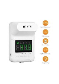 Resim Trendooze Yüksek Hızlı 0.5s Ölçüm, Sıcaklık Alarmı, Lcd Ekranlı Duvizli İnsan Termometresi 