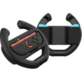 Resim Dobe Nintendo Switch 2 Direksiyon Ikili Paket Siyah Nintendo Switch 2 Wheel 