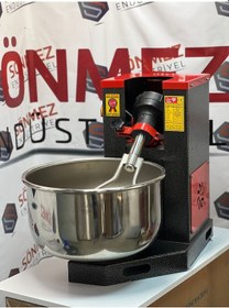 Resim Dev Mikser 15 Kg Devirmeli Hamur Yoğurma Makinesi Ayarlanabilir Mil Çıkan Kazan 