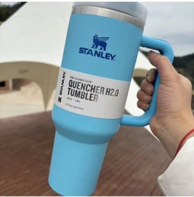 Resim Stànley. Quencher Termos Pipetli Bardak 1,18 Lt Mavi Mavi 