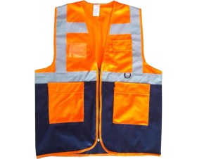 Resim Yönetici Ikaz Yeleği Turuncu/lacivert Xl Beden 