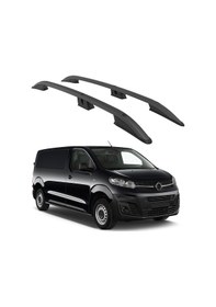 Resim Opel Vivaro Mk3 2019-2023 / Kısa Şasi Turtle Crown Tavan Çıtası Siyah 