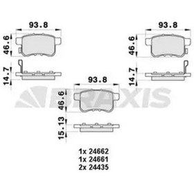 Resim Braxıs Ab0437 Arka Fren Balatasi 
