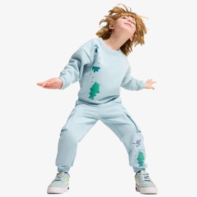 Resim Puma X Trolls Graphic Crew Çocuk Mavi Sweatshirt 