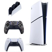 Resim Sony Playstation 5 Slim Digital + 2. Kamuflaj Dualsense + Şarj İstasyonu (İthalatçı Garantili) 