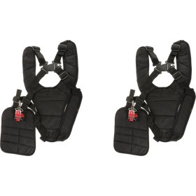 Resim Haashu 2x Düzeltici Omuz Kablo Demeti Kayış Kemeri Çim Biçme Makinesi Çim Ipi Fırça Için (Yurt Dışından) 