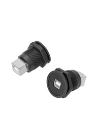 Resim Powermaster Usb-04c 22 Mm Pano Tip Usb-b Dişi Soket Yazıcı Tarayıcı Soketi Girişli 