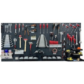 Resim Profesyonel Delikli Takım Asma Panosu Set No: 01 - Panolar Dahil 