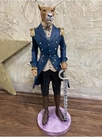 Resim wowocraft Panter Başlı Biblo Heykel Karışık 35 x 50 