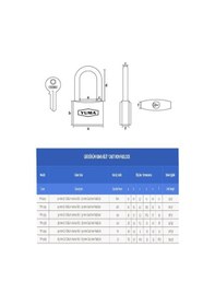 Resim Asma Kilit Gri Döküm Yuma Ym-1032 32mm 
