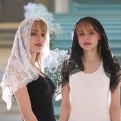 Resim Camellia Dantel Mantilla Peçe Zarif Düz Renk Düğün Gelin Tül Başörtüsü İnce Nefes Alabilen İplik Şal 