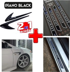 Resim Peugeot 307 Sw Kapı Eşiği Çamurluk Venti Piano Black 