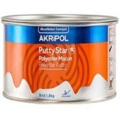 Resim AKZO NOBEL Akzonobel Putty Star Polyester Macun 2.7 Kg Beyaz 