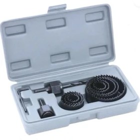 Resim Matkap Panç Seti Delik Testere Takımı - Küçük Boy 11 Parça(19-64 mm Arası 8 Testere) 