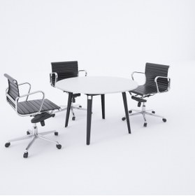 Resim tuundesign Nova 110 Çap Daire Toplantı Masası 