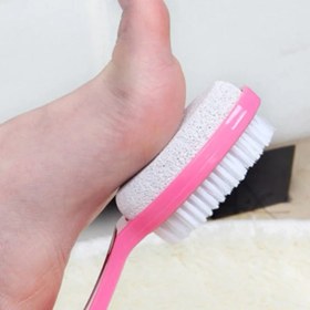Resim Raftan Topla Törpülü Fırçalı Topuk Taşı - 4in1 