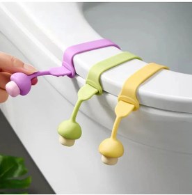 Resim Plodna House Pratik Mantar Tasarımlı Hijyenik Klozet Kaldırma Aparatı | Hijyenik Klozet Kapağı Tutucu - 1 Adet 