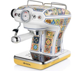 Resim Ariete Positano Espresso Kahve Makinesi 1389/1P - Maxi Cappuccino Cihazı, Süt Köpürtme Başlığı, 850 
