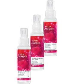 Resim Avon Senses Raspberry Delight Vücut Spreyi 3 x 100 ML 