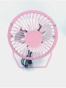 Resim nurcep ticaret Masaüstü Metal Mini Fan Vantilatör Pembe (usb Girişli) 