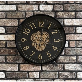 Resim Gönül Gnl4381 Duvar Saati 53 Cm Siyah 