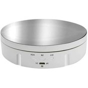 Resim Pazly 360 Elektrikli Döner Pikap Usb Şarj Dönen Ekran Standı Model Tip 2 Beyaz 