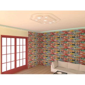 Resim Motifpiyer Tavan Spot Göbek TSG-K-11-125 cm-86 cm-DIS-CITALI 