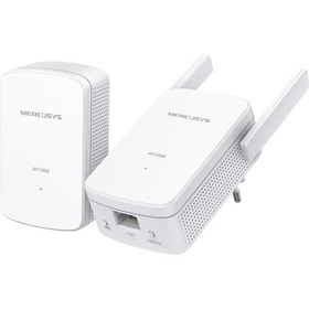 Resim MP510 KIT, AV1000, N300 Mbps, Tak ve Kullan (Kurulum Gerektirmez), Gigabit Ethernet Portlu Powerline WiFi Kiti 