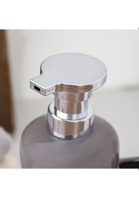 Resim Porsima 277746 Sıvı Sabunluk Fırçalı Süngerlikli Sabunluk Gri 