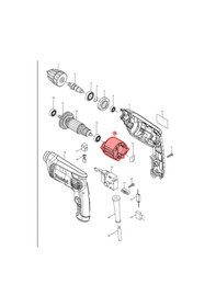 Resim Makita 6413 Yastık Stator Bobin Ürün Kodu 599369-2 