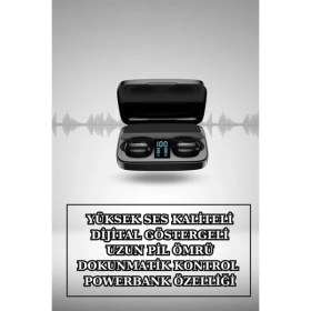 Resim Lowell Home Kablosuz Bluetooth Kulaklık ve Kordon Hediyeli Akıllı Saat Nabız Ölçer Uzun Pi - LO0029-604AC 