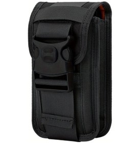 Resim Willowhaven Black Çift Kapasiteli Kilitli Molle Bel Kemeri Telefon Kılıfı Kart Cebi Kampçılık Av Siyah 