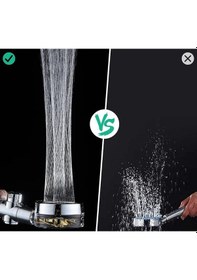 Resim Filtreli Yüksek Basınçlı Pervaneli Duş Başlığı 