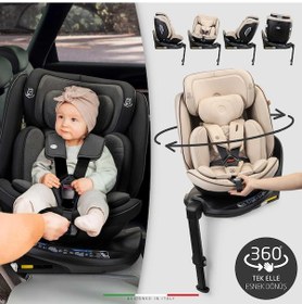 Resim Elele Stradafix 360 Dönen I-size Oto Koltuğu İsofix 40-150 Cm 0-36 Kg Gri 