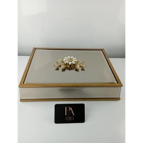 Resim Aynalı Kutu Gondol Şekerlik Sunumluk Söz Nişan Kız Isteme Çikolatalık Dekoratif Obje Biblo Süs Eşya 