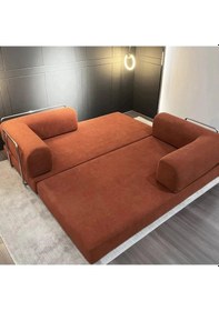 Resim Nova Serisi Kanepe Pratik, Yer Yatağı, Dayanıklı, Bondex Sünger 200x200 Kiremit 