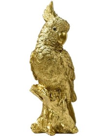 Resim Jzcat Hafif Lüks Yaratıcı Papağan Süsleri El Sanatları Ev Oturma Odası Şarap Dolabı Tv Dolabı Masaüstü Dekorasyon Süsleri - Wg19112b Altın 