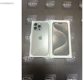 Resim Apple iPhone 15 Pro Max İkinci El TR | 512 GB | Natürel Titanyum 