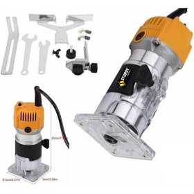 Resim Sturdy 600 Watt Fornika Traşlama Freze Makinesi 6- mm Pens 