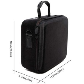 Resim Sunshine022 Black Switch Ole Seyahat Çantası Omuz Askılı Sert Kabuklu Oyun Kartları Cebi 