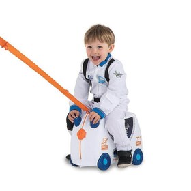 Resim Trunki Çocuk Bavulu - Uzay Gemisi Skye (Sticker Seti Hediyeli) 