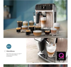 Resim Philips 5500SERİ Tam Otomatik Espresso Makinesi, 20 Sıcak ve Soğuk Içecek Espresso, Sütlü Latte, Cappuccino + 1KG kahve+ Hassas Mutfak Tartısı 