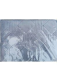 Resim Özdilek Trendy Embos Tek Kişilik Battaniye (155x220)-Art Deco Göl Mavi 