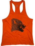 Resim BLUU Wang Fitness Gym Tank Top Sporcu Atleti 