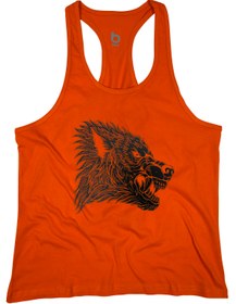 Resim BLUU Wang Fitness Gym Tank Top Sporcu Atleti 